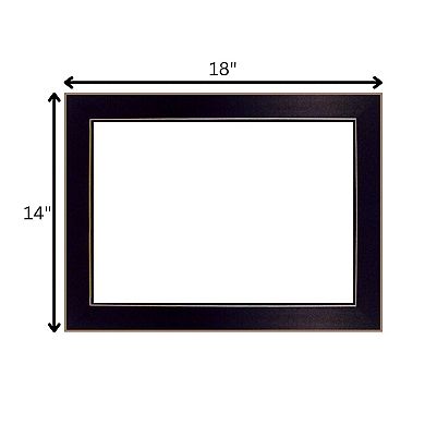 LOVMOR I Heard the Bells on Christmas Billy Ready to Hang Framed Print Black Frame