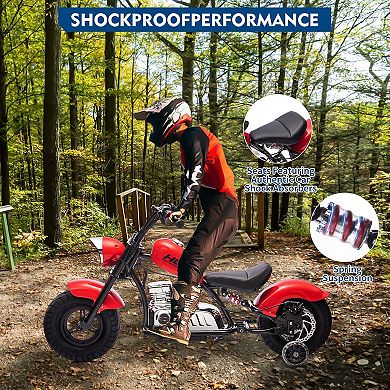 36V Kids Electric Motorcycle, 350W Off-Road Dirt Bike