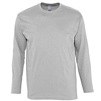SOLS Mens Monarch Melange Long-Sleeved T-Shirt