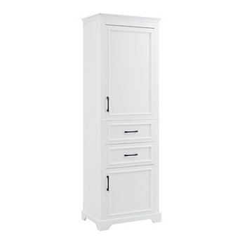 Whisen 71" Tall Freestanding Bathroom Vanity with Damping-hinge Doors,Drawers and Adjustable Shelves