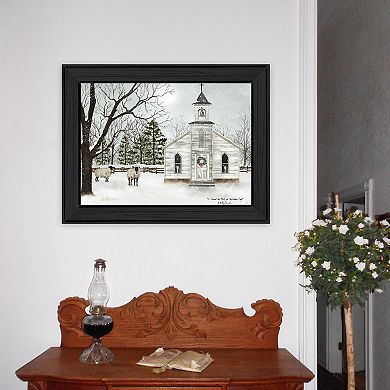 LOVMOR Decor 4U I Heard the Bells on Christmas Framed Wall Art Billy Jacobs