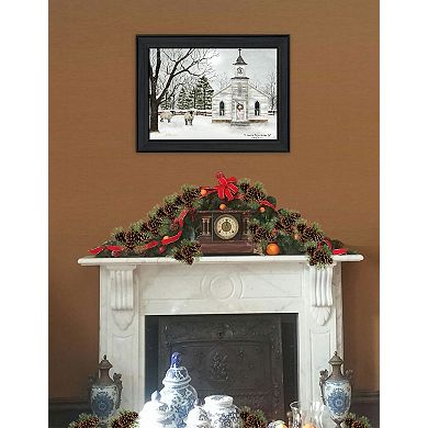 LOVMOR Decor 4U I Heard the Bells on Christmas Framed Wall Art Billy Jacobs