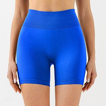 Women's Yoga Pants High-Waist Lifting Sports Shorts Fitness Short Pants
