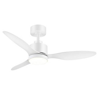 42" LED Fan, 3 ABS Blades, 5" Downrod, Remote, 6-Speed Settings