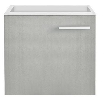 Swiss Madison Colmer 18 Wall-Mounted Bathroom Vanity in Brushed Gray- Cabinet