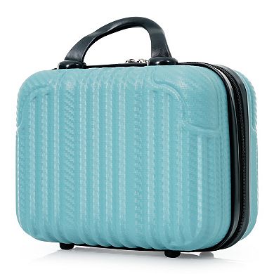 Whisen 3-Piece Luggage Sets, Hardshell ABS Suitcase with Spinner Wheels, TSA Lock and Side Hooks