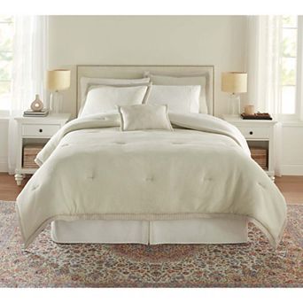 BrylaneHome 4 pc Textured Comforter Set