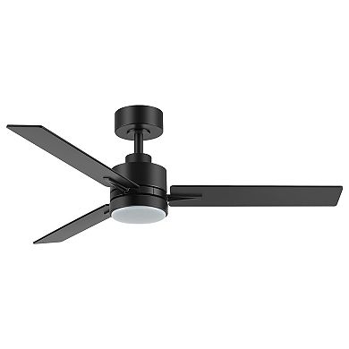 48-Inch Fan, 3 Plywood Blades, DC Motor, 3-Color Light, 5" Downrod, 6-Speed Remote