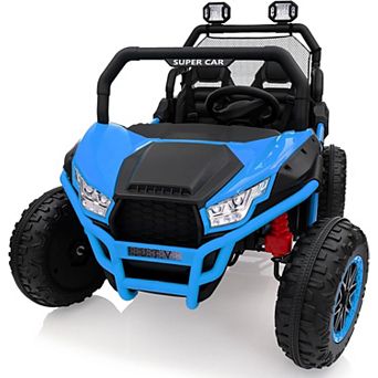 24V Kids Electric 2-Seater UTV Off-Road Car with Dual 200W Motor,Parental Remote Control for Ages 3+