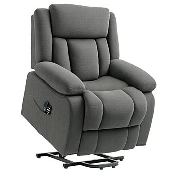 HOMCOM Power Lift Recliner Chair with Massage and Heat, for Elderly