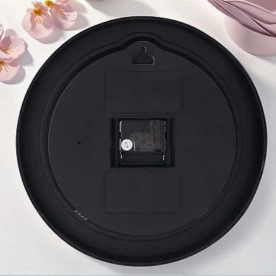 Wall Clock, Silent Non Ticking Battery Operated Modern Clocks for Office, Home 12"