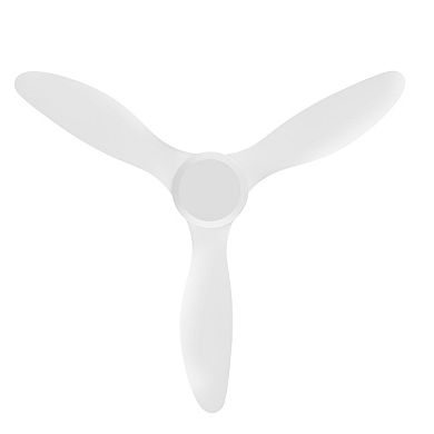 52-in fan, no light, DC motor, 5" downrod, 6-speed remote, reversible