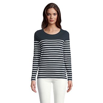 SOLS Womens/Ladies Matelot ed Long-Sleeved T-Shirt