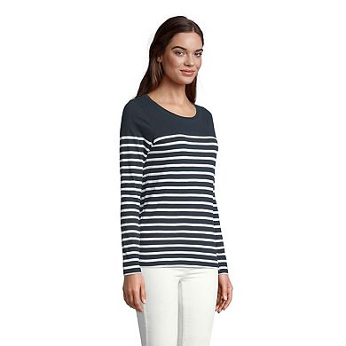 SOLS Womens/Ladies Matelot ed Long-Sleeved T-Shirt