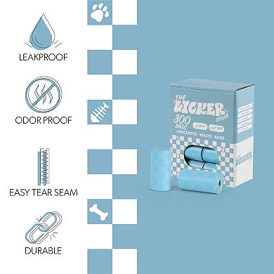 The Store Extra Thick Leak Proof Unscented Dog Poop Bags