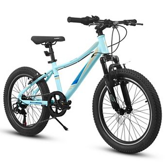 Whisen 20 inch Children's Bicycle, Shock Absorbing Front Fork, 7 - Speed, V - brakes, Mountain Tire