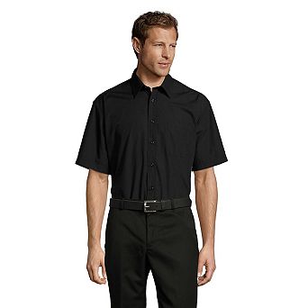 SOLS Mens Bristol Poplin Short-Sleeved Shirt