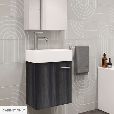 Swiss Madison Colmer 18 Black Walnut Bathroom Vanity Cabinet Only (SM-BV612)