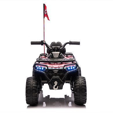Whisen Realistic Off-Road Design 24V Kids Electric Ride-On Car
