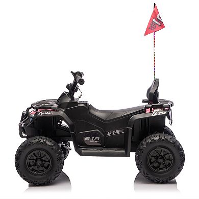 Whisen Realistic Off-Road Design 24V Kids Electric Ride-On Car