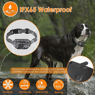 Citronella Spray Bark Collar for Dogs, No-Shock Anti-Bark Training Collar IP65 Waterproof for Small