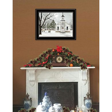LOVMOR Decor 4U I Heard the Bells on Christmas Framed Wall Art Billy Jacobs