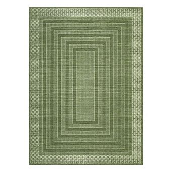 Garvee Modern Geometric Area Rug Soft Washable Low Pile Non Slip Minimalist Rug for Living Room
