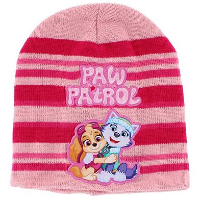 Textiel Trade Girl's One Size Paw Patrol Skye & Everest Winter Beanie and Gloves Set