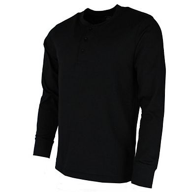 Knocker Men's Crewneck Henley Lounge Top