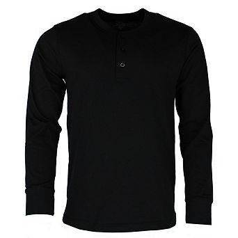 Knocker Men's Crewneck Henley Lounge Top