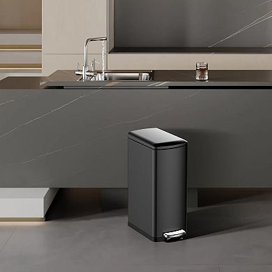 30L (8 Gallon) Narrow Stainless Steel Kitchen Step Trash Can​