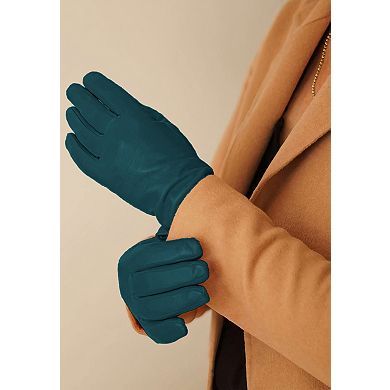 Women`s Premium Lamb Leather Touchscreen Gloves "CHELSEA"