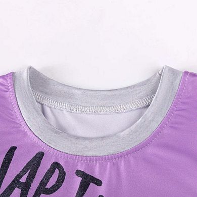 MyKids-USA Spring and Autumn Baby Kids Girls Panda Cartoon Pattern Casual Pajamas Set