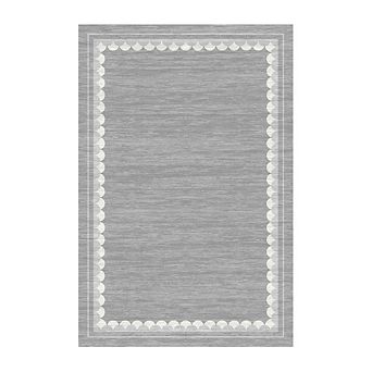 Modern Minimalist Area Rug Ultra Thin Washable Non Slip Indoor Rug for Living Room Bedroom