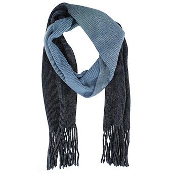 CTM Women's Drop Dye Lurex Winter Scarf