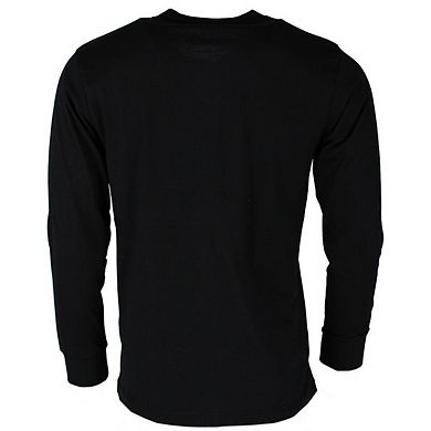Knocker Men's Big & Tall Crewneck Henley Lounge Top