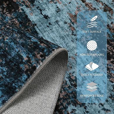 Modern Washable Non Slip Rug