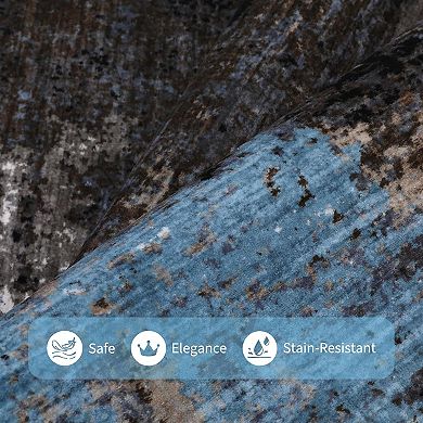 Modern Washable Non Slip Rug