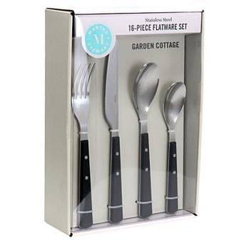 16 pc Stainless Steel Flatware Set