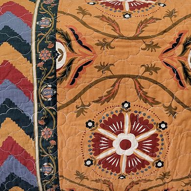 100% Cotton Farah Floral Pattern Sham Multi