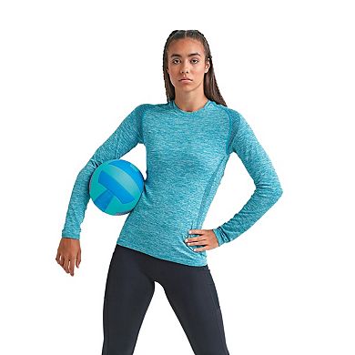 TriDri Womens/Ladies Seamless 3D Fit Multi Sport Performance Zip Top