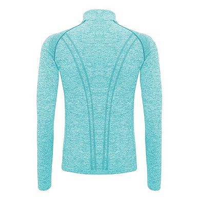TriDri Womens/Ladies Seamless 3D Fit Multi Sport Performance Zip Top