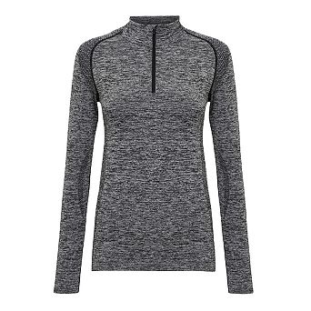 TriDri Womens/Ladies Seamless 3D Fit Multi Sport Performance Zip Top