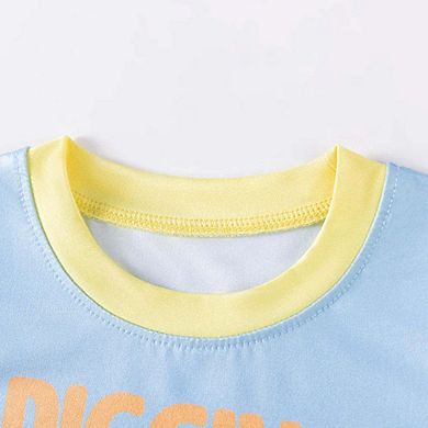 MyKids-USA Boys' Cartoon Long-Sleeve Top and Pants Set