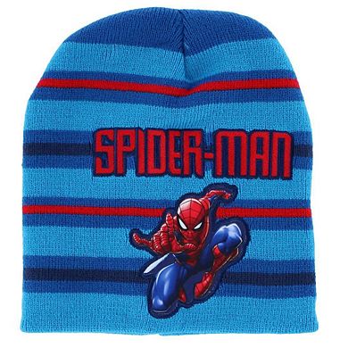 Textiel Trade Boy's One Size Fits Most Spider-Man Winter Beanie and Gloves Set