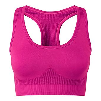 TriDri Womens/Ladies Seamless 3D Fit Multi-Sport Solid Colour Sculpt Sports Bra