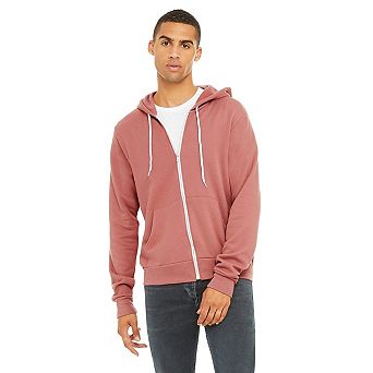 Bella + Canvas Adults Unisex Full Zip Hoodie
