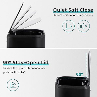 8 Gallon Stainless Steel Garbage Can​