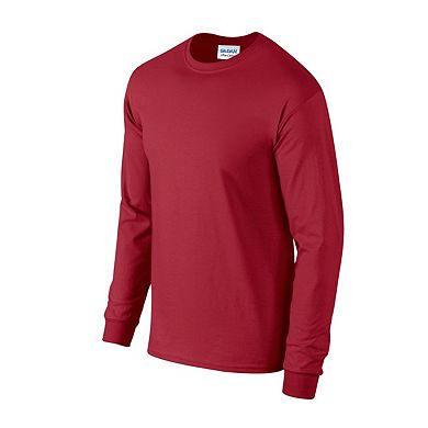 Gildan Unisex Adult Ultra Plain Cotton Long-Sleeved T-Shirt