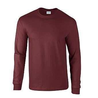 Gildan Unisex Adult Ultra Plain Cotton Long-Sleeved T-Shirt